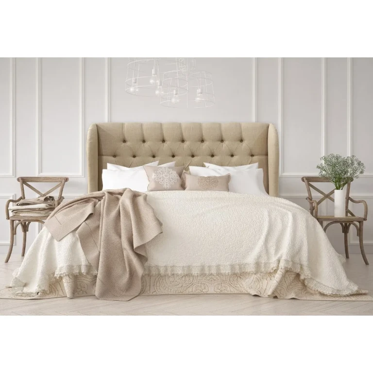 Jaclyn Tan Sloped Wingback Twin Headboard - Skyline Furniture
