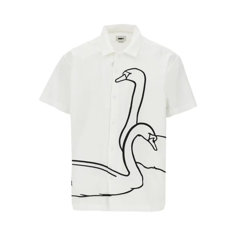 OBEY 'Cliff' embroidered shirt Man M