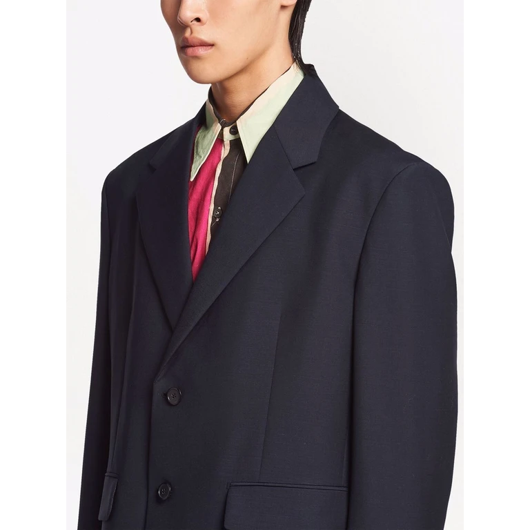 Prada Giacca Blue Wo Wm Blazer - Men
