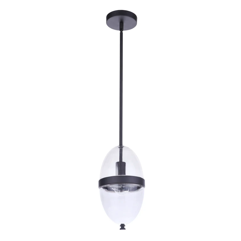 Midnight One Light Outdoor Pendant from the Sivo Collection