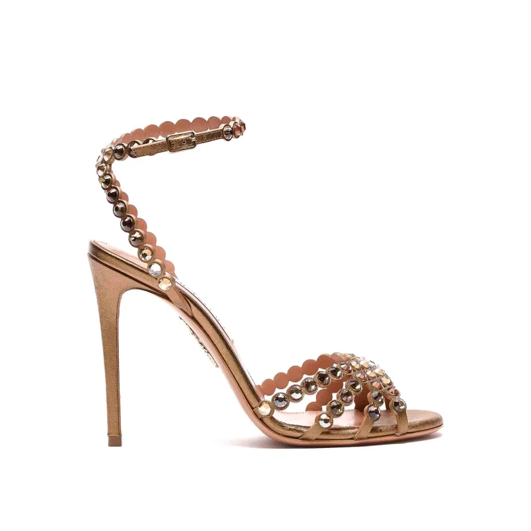 Aquazzura Chaussures À Talon - Or
