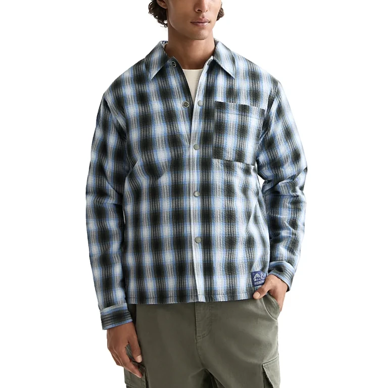 Scotch & Soda Shadow Check Overshirt