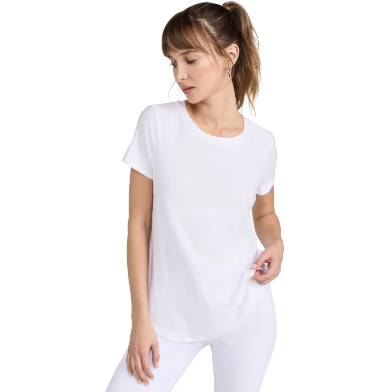 Beyond Yoga Featherweight On The Down Low Tee Nocturnal Navy XXS