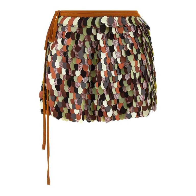 Dries Van Noten Mini Jupe - Multicolore