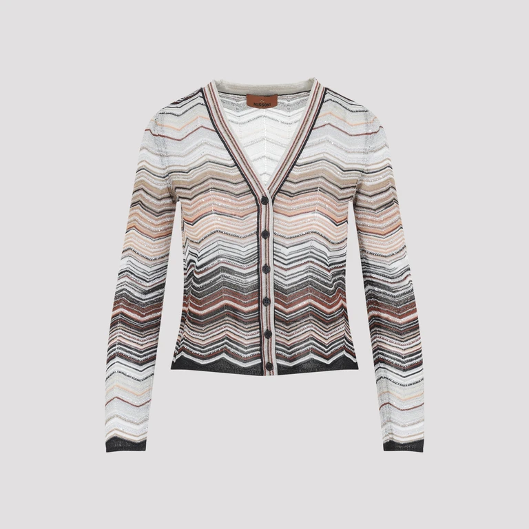 Missoni Buttoned Cardigan Multicolour Sweater - Women