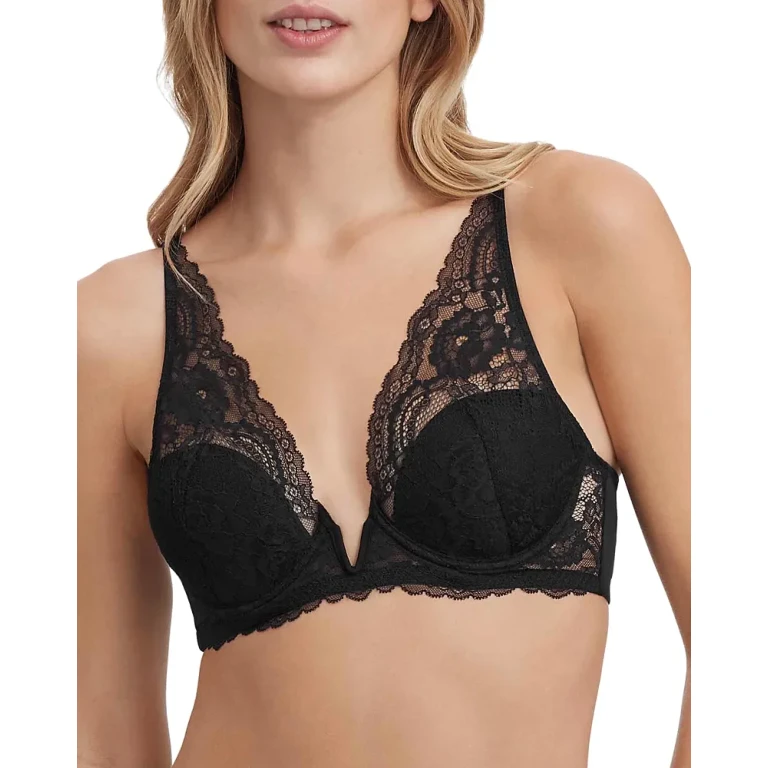 Skarlett Blue Minx Plunge Lightly Lined V Wire Bra