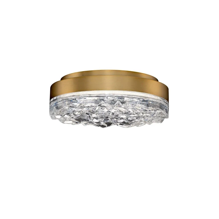 Aged Brass LED Flush Mount from the Bramble Collection