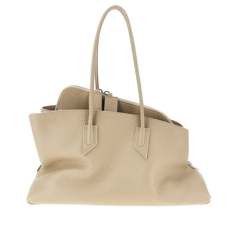 THE ATTICO Leather medium 'La Passeggiata' bag Woman One Size