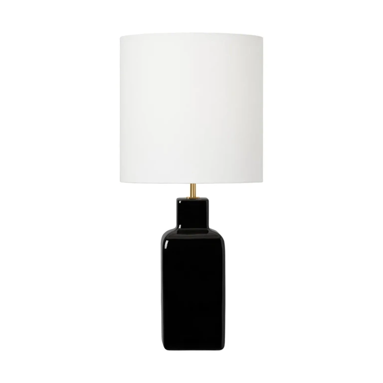Black One Light Table Lamp from the Anderson Collection