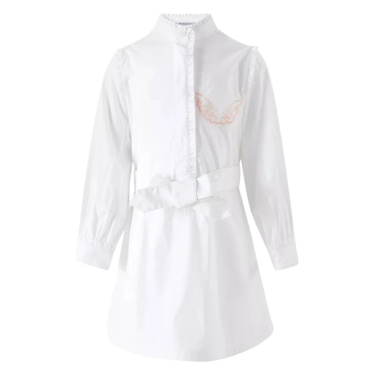 Burberry Kids Nora Stretch Cotton Shirt Dress