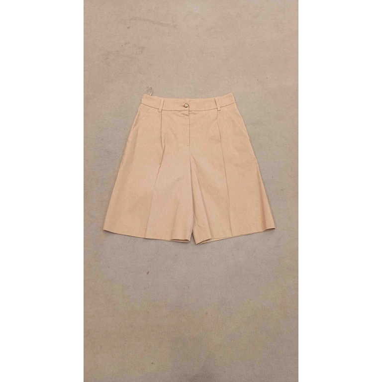 Pinko Bryana Bermuda Lino Nude & Neutrals Short - Women