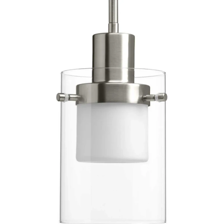 Brushed Nickel LED Mini Pendant from the Moderna Led Collection