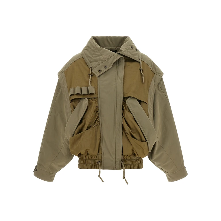 Manteau Au Genou - Vert (GF0TFA90MI367GS)
