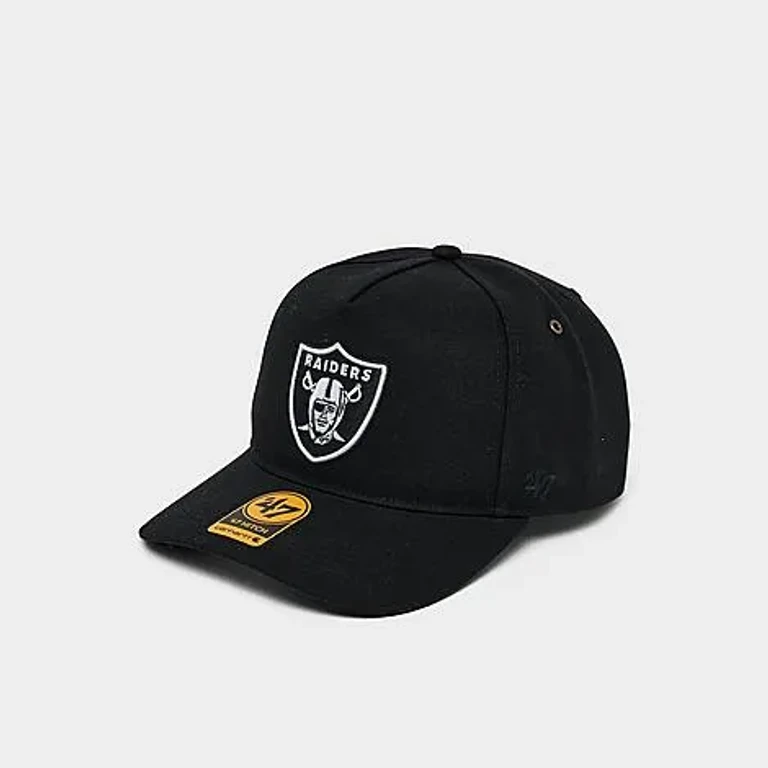 47 Brand '47 Las Vegas Raiders NFL HITCH Snapback Hat in Black