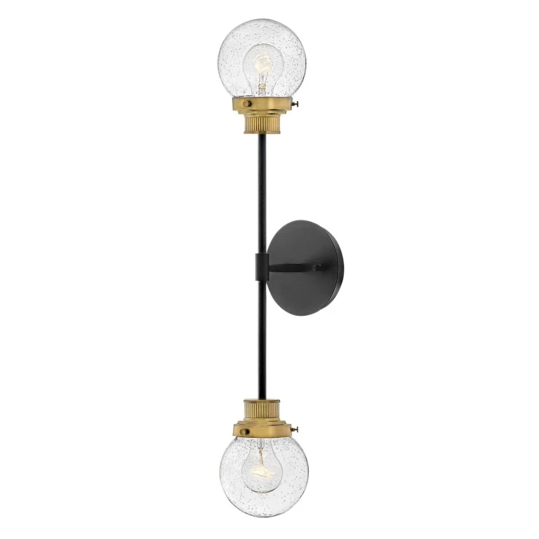 Black LED Wall Sconce from the Poppy Collection