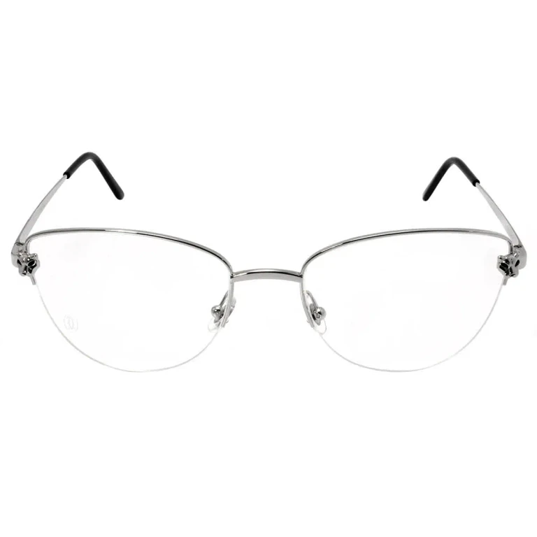 Cartier Panthere de Cartier Demo Cat Eye Ladies Eyeglasses CT0208O 002 55
