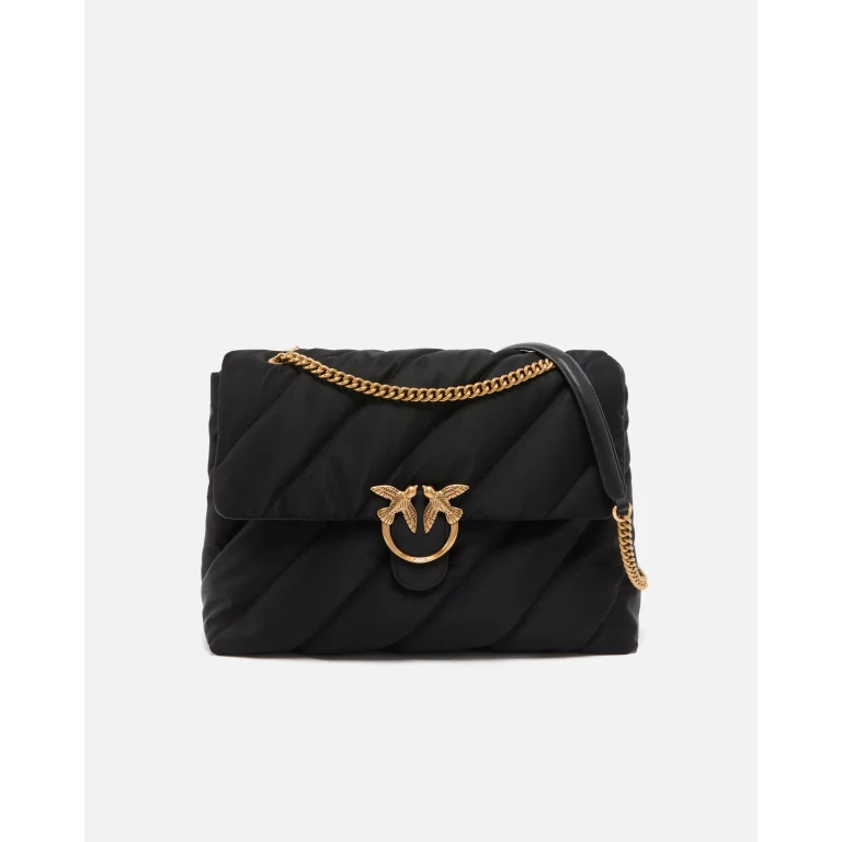 Pinko - Maxi sac à bandoulière Extra Love Bag Puff en nylon matelassé