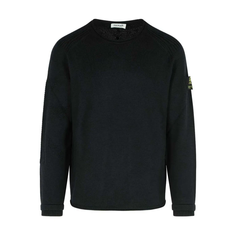 Premiata Pull Col Rond - Noir