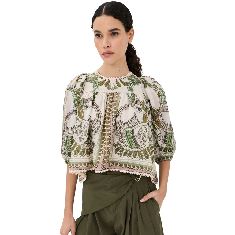 Lug Von Siga Serena Top Off White Multicolor 36