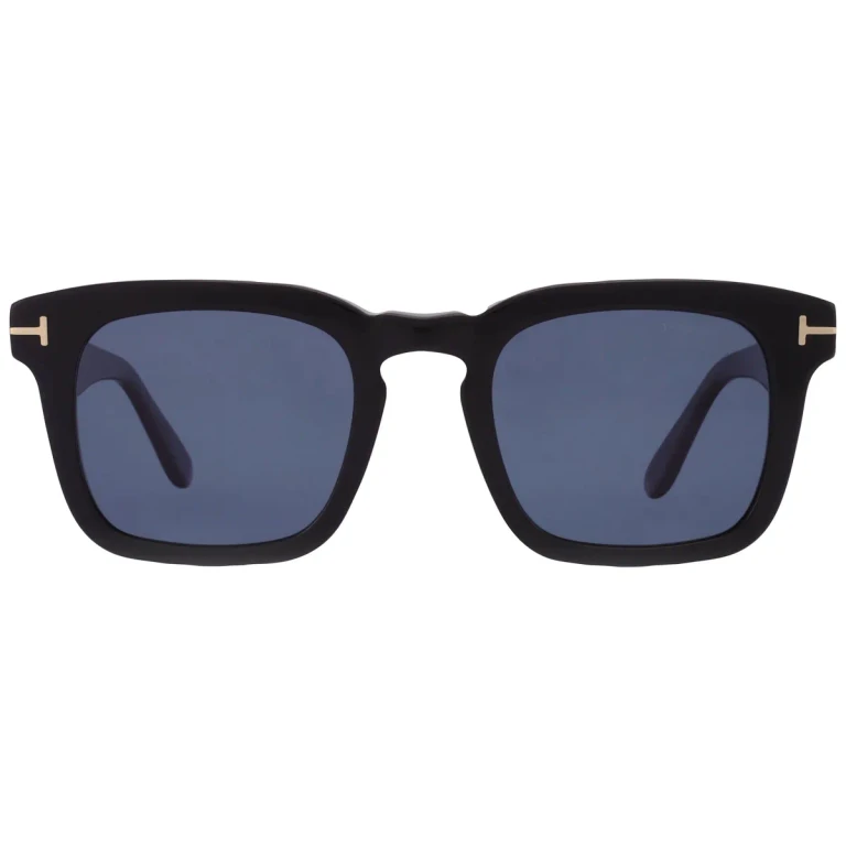 Dax Polarized Blue Square Mens Sunglasses FT0751 01V 50