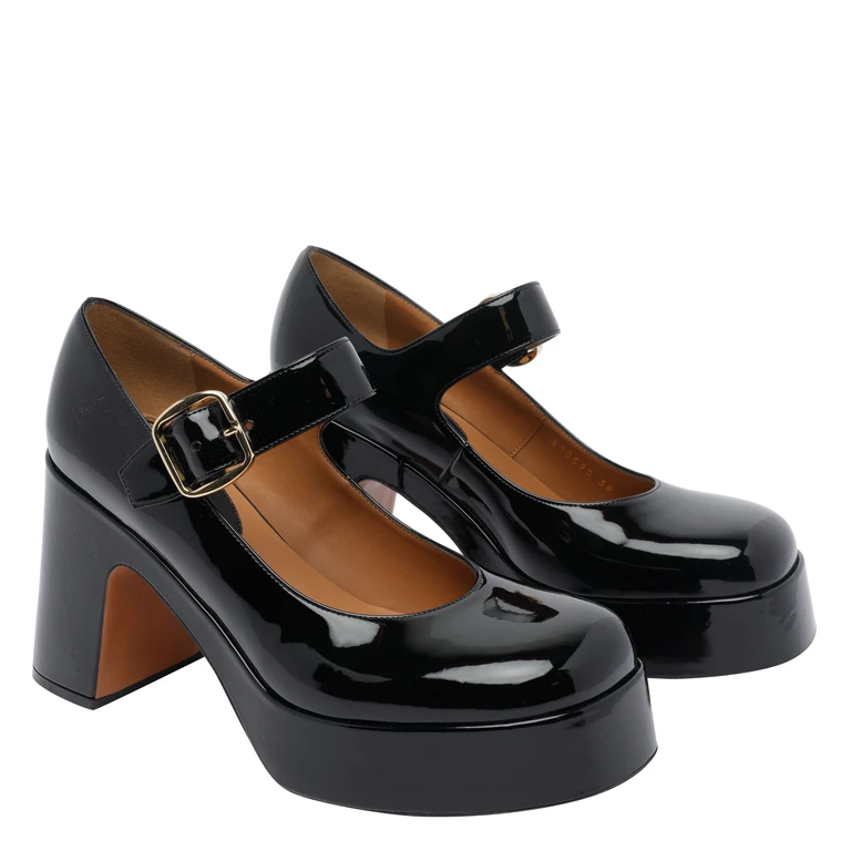 Stella McCartney With Heel Black Fabric/ Rubber Sole - Women