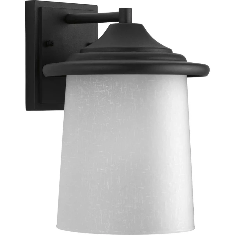 Black One Light Wall Lantern from the Essential Collection