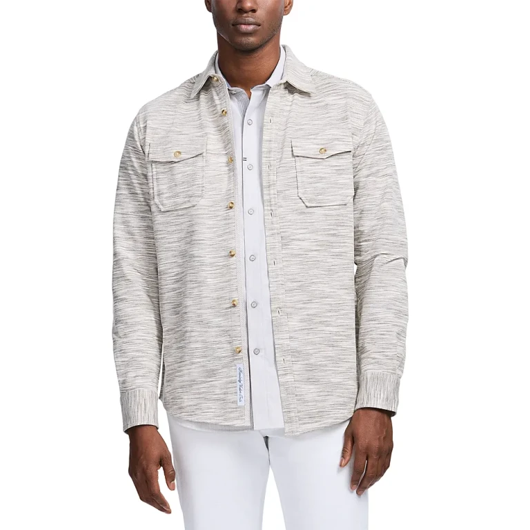 Robert Graham Storrs Textured Long Sleeve Knit Top
