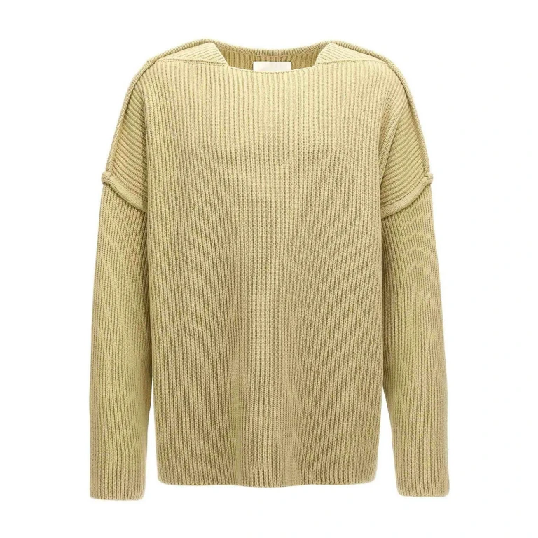 Jil Sander Geometric Neckline Sweater