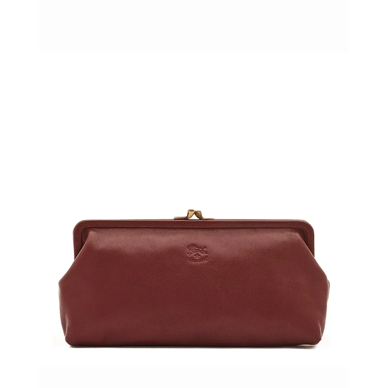 Il Bisonte Classic Manuela Leather Clutch