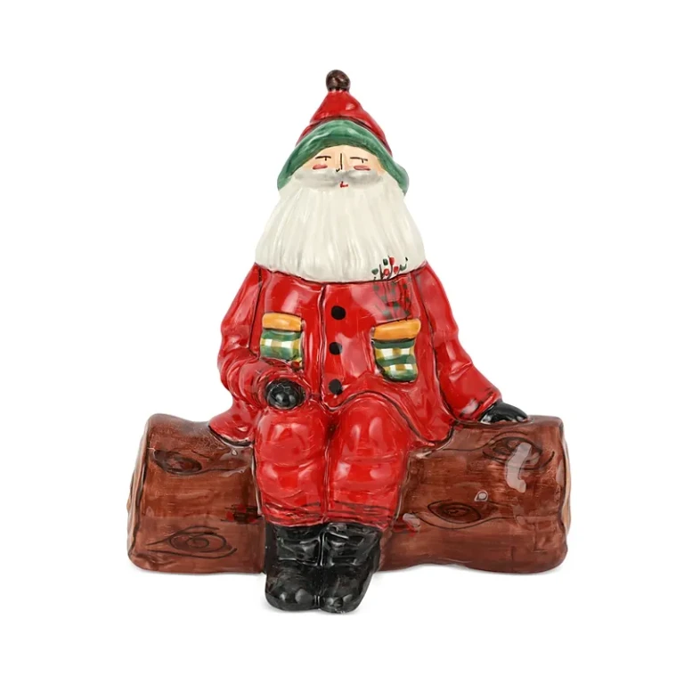 Vietri Old St. Nick Figural Babbo Natale