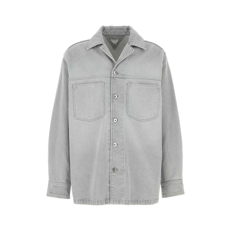 Bottega Veneta Grey Denim Shirt