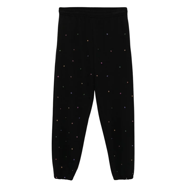 Sky High Farm Workwear Unisex Studded Sweatpants Knit Black Organic Cotton Pant - Men