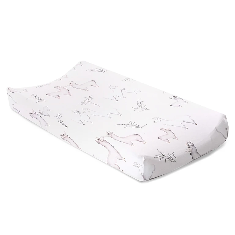 Oilo Llama Jersey Changing Pad Cover
