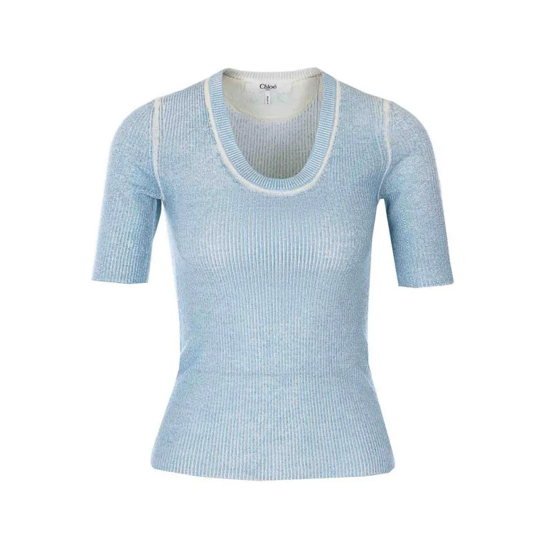 Chloe' T-Shirt - Bleu