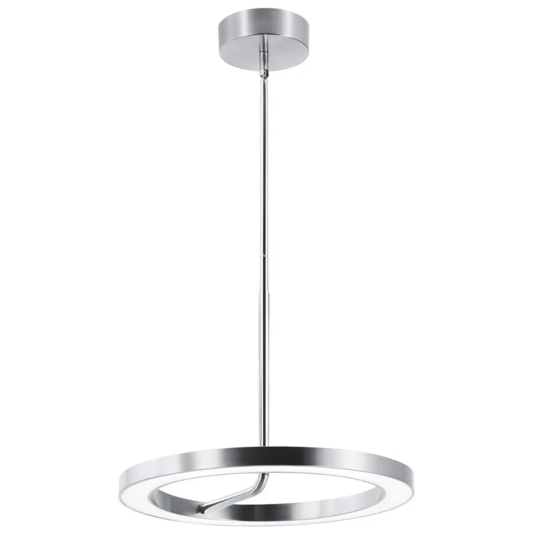 Polished Chrome LED Pendant from the One Collection