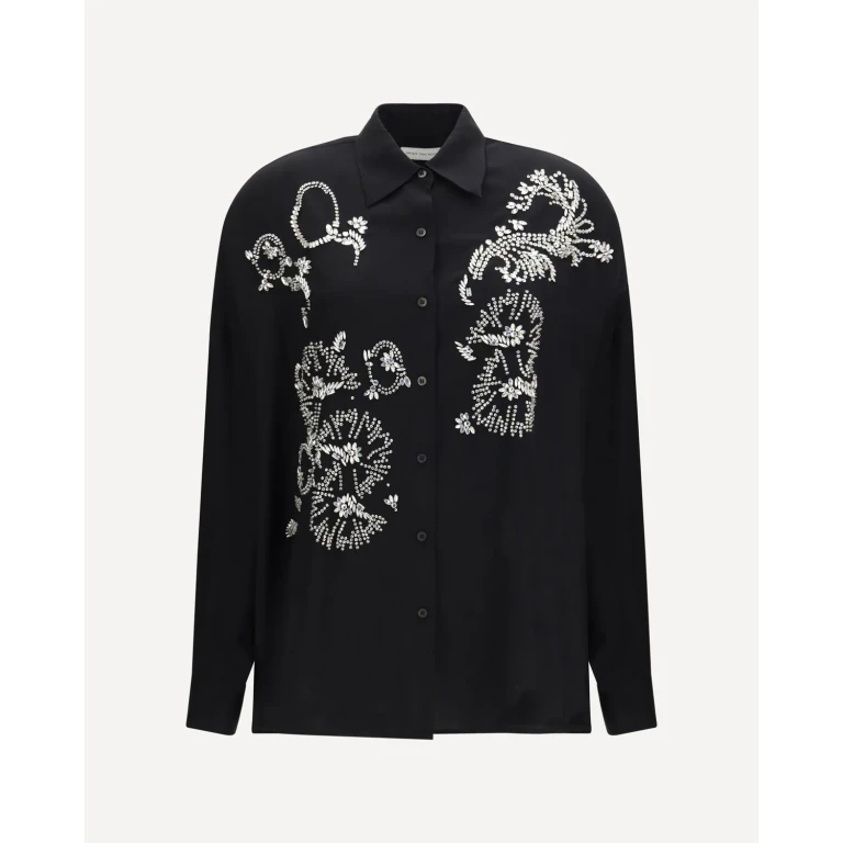 DRIES VAN NOTEN Casia Shirt with rhinestones Female M