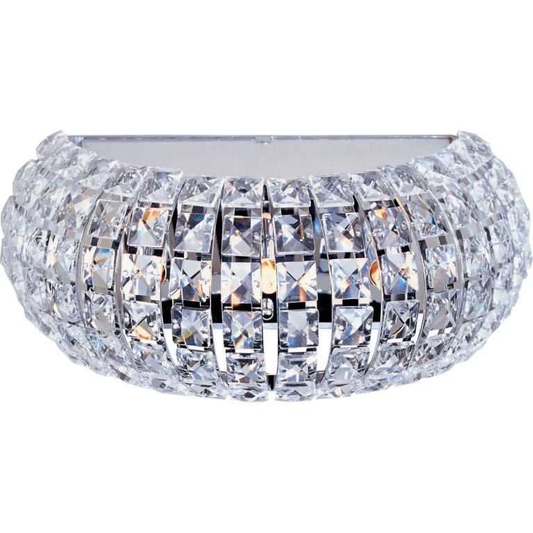ET2 Bijou 3-Light Xenon Wall Light, Polished Chrome