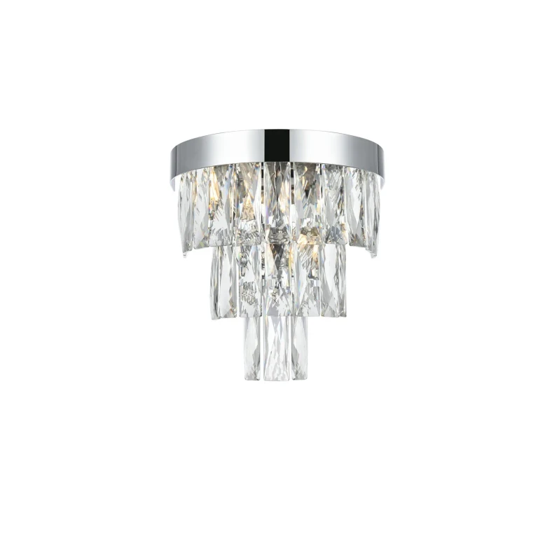Chrome Wall Sconce from the Josephine Collection