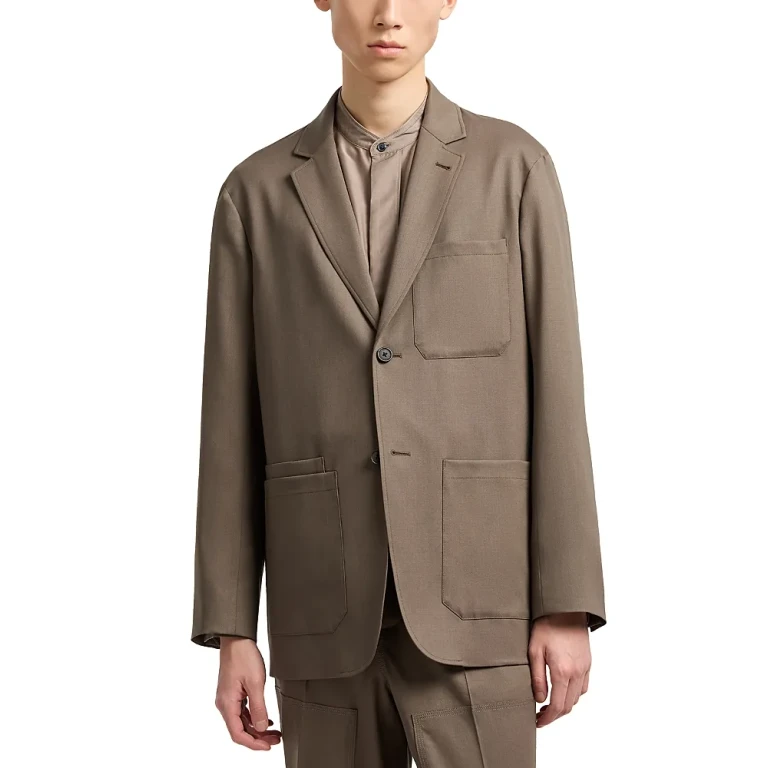 Emporio Armani Blazer Regular Fit in Tweed