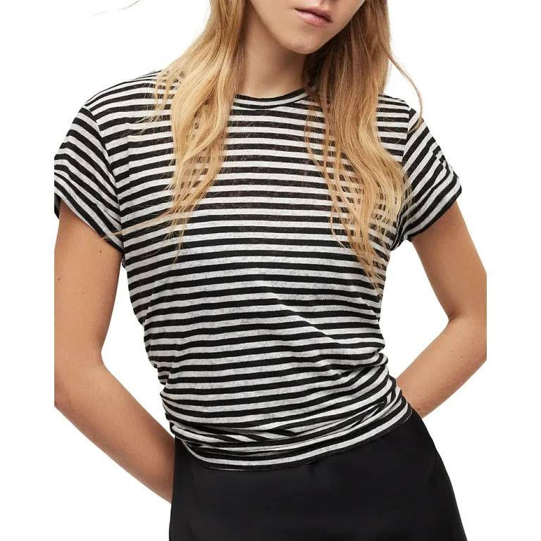 Allsaints Anna Cuffed Sleeve Tee