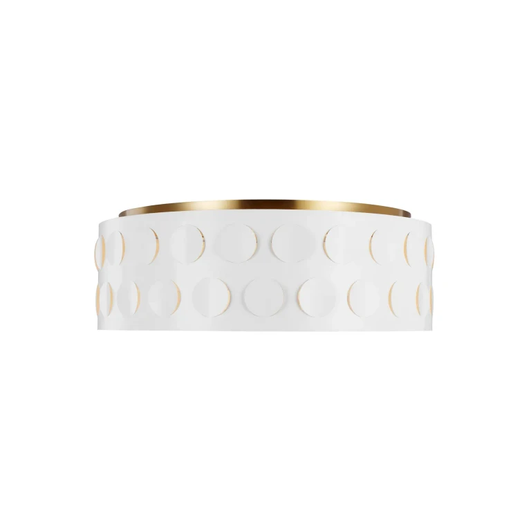 Visual Comfort Studio Dottie 4-Light Ceiling Light in Burnished Brass by Kate Spade New York
