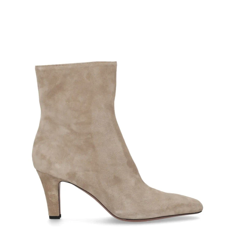 Belle Suede Ankle Boots with Stiletto Heel (PX1892XV003PIETRA)