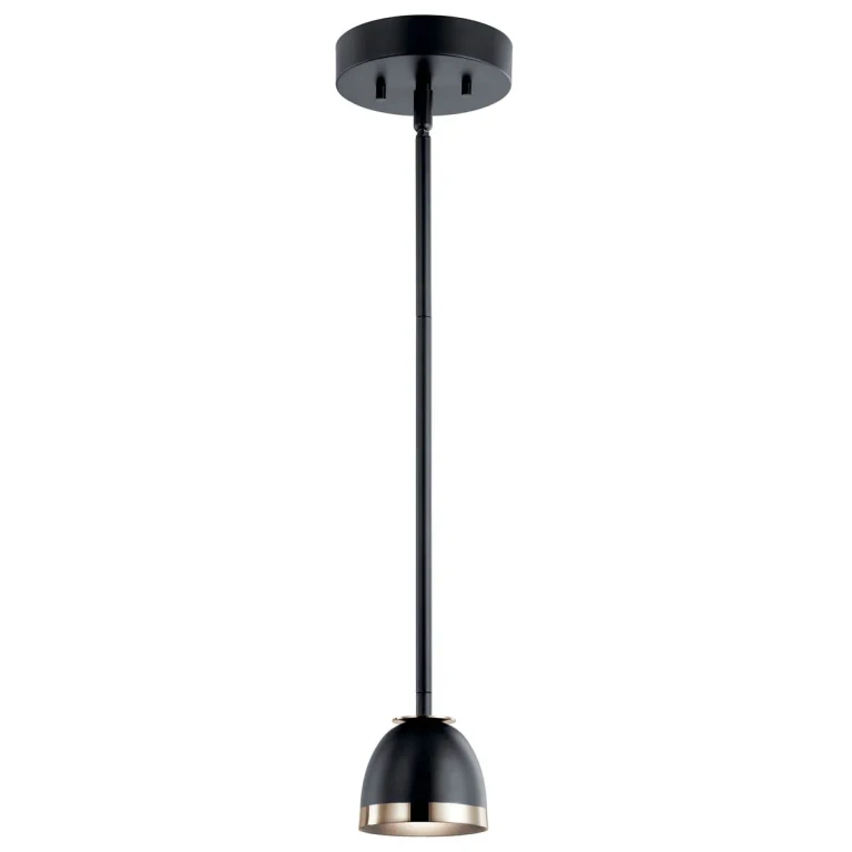 Baland Transitional Mini Pendant in Black