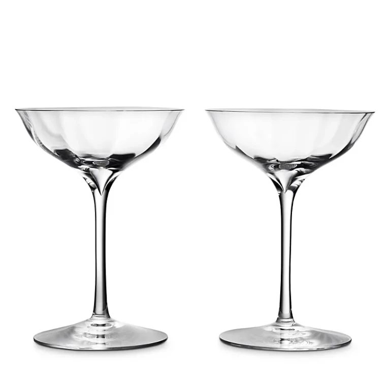 Waterford Elegance Optic Belle Coupe, Set of 2