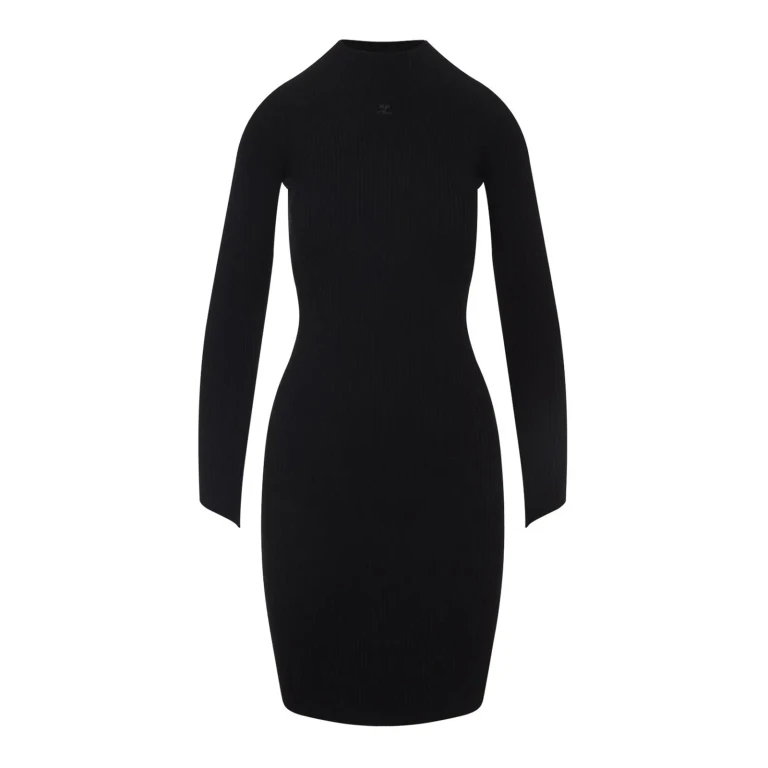 Courreges Robe Courte - Noir