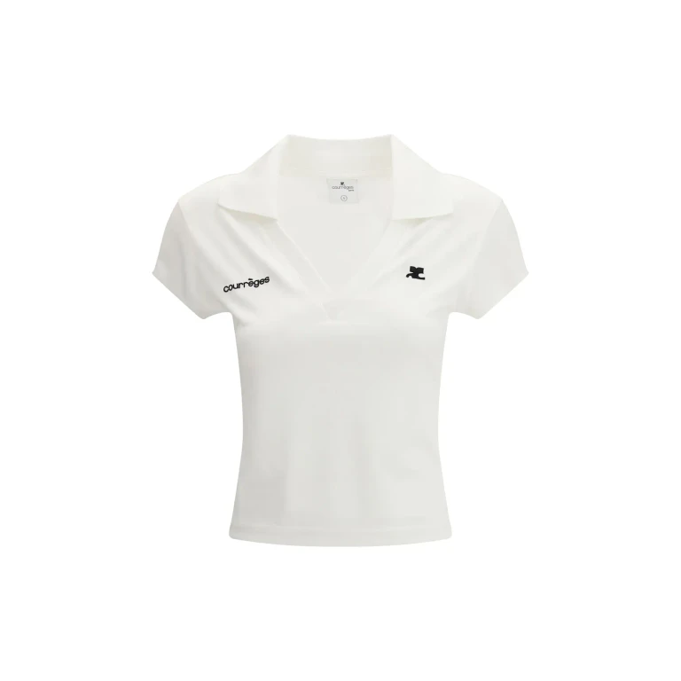 Courrèges Logo Polo-Shirt