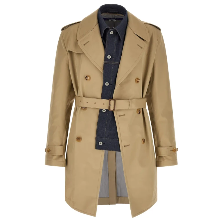 Junya Watanabe Denim Insert Trench Coat
