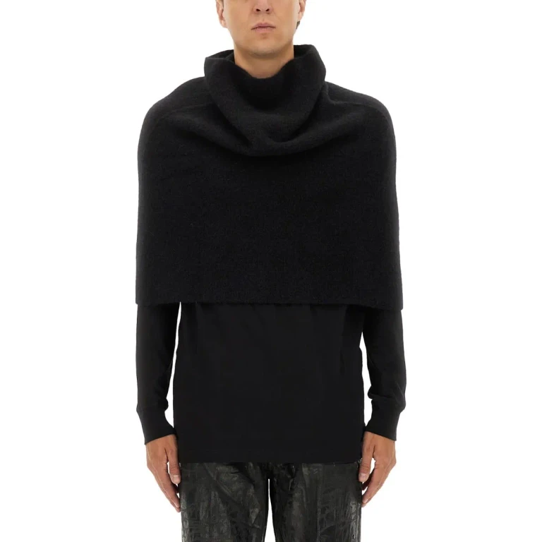 Rick Owens Knitted Cape