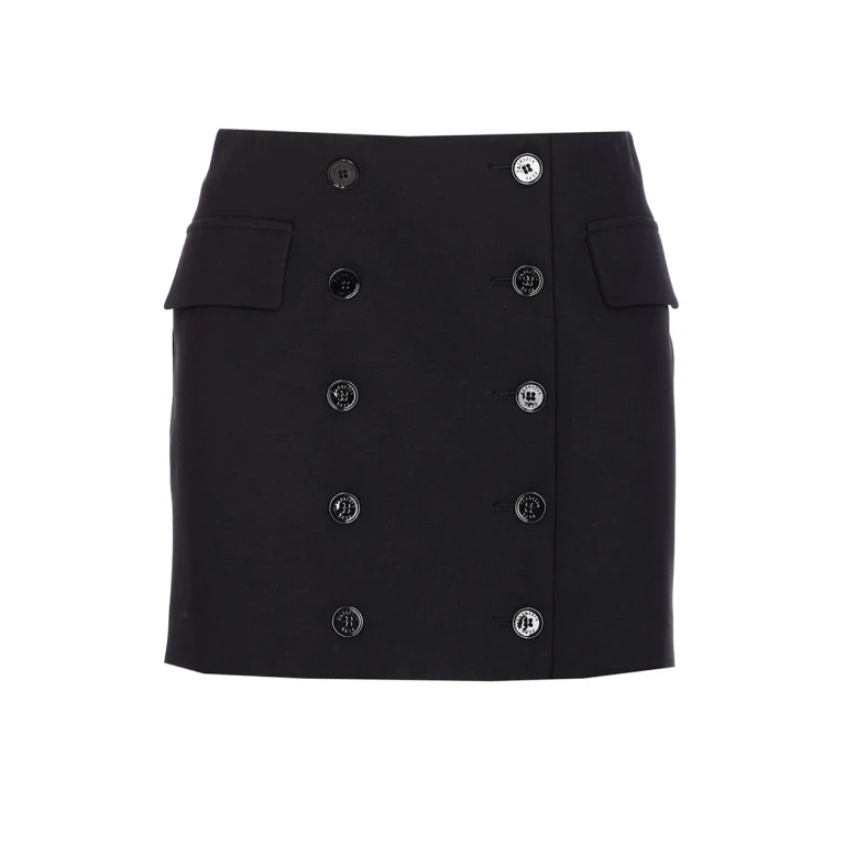 Patrizia Pepe Wrap Mini Skirt