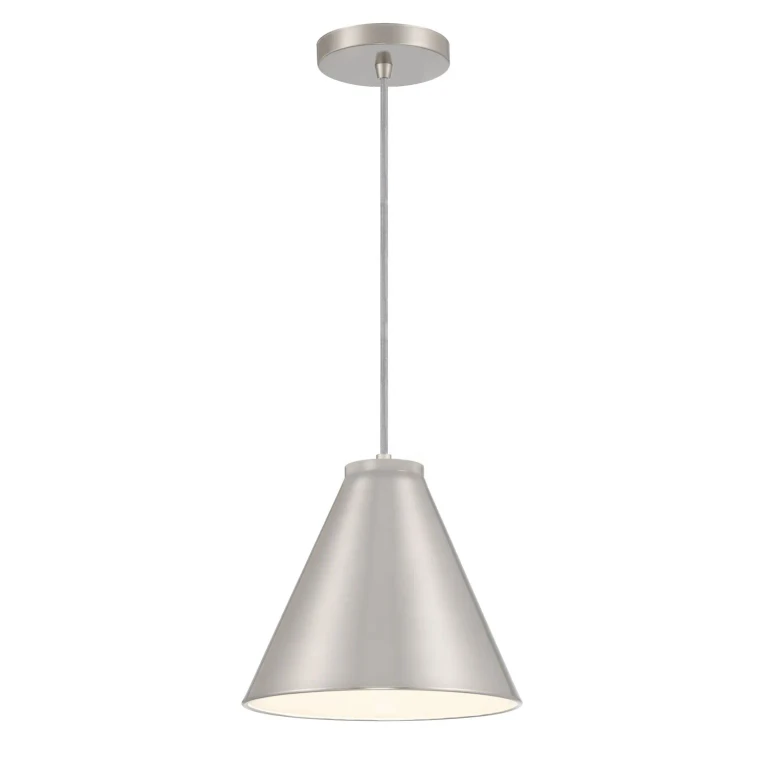 Brushed Nickel Hanging Lantern from the Vantage Pendants Collection